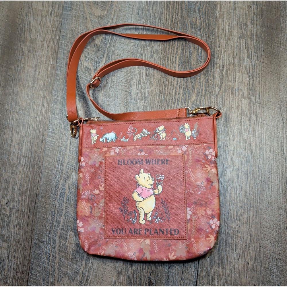 Disney Winnie the Pooh Friendship Blooms Crossbody Bradford Exchange Purse Bag